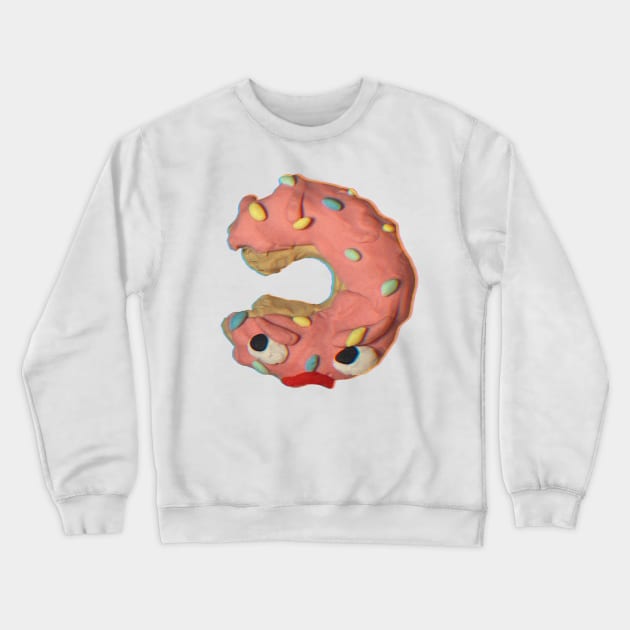 Claymation donut Crewneck Sweatshirt by Kaerepi